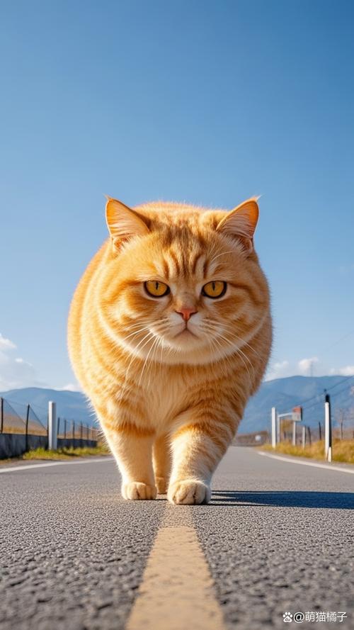 旅行随手拍街头橘猫原生手机壁纸