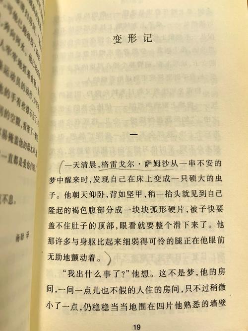 卡夫卡手稿,变形记开头,虫形文字