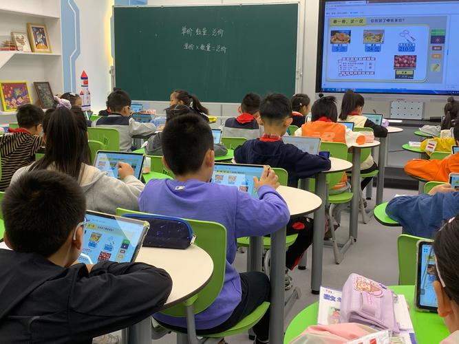 中小学人工智能课堂学生平板刷题场景