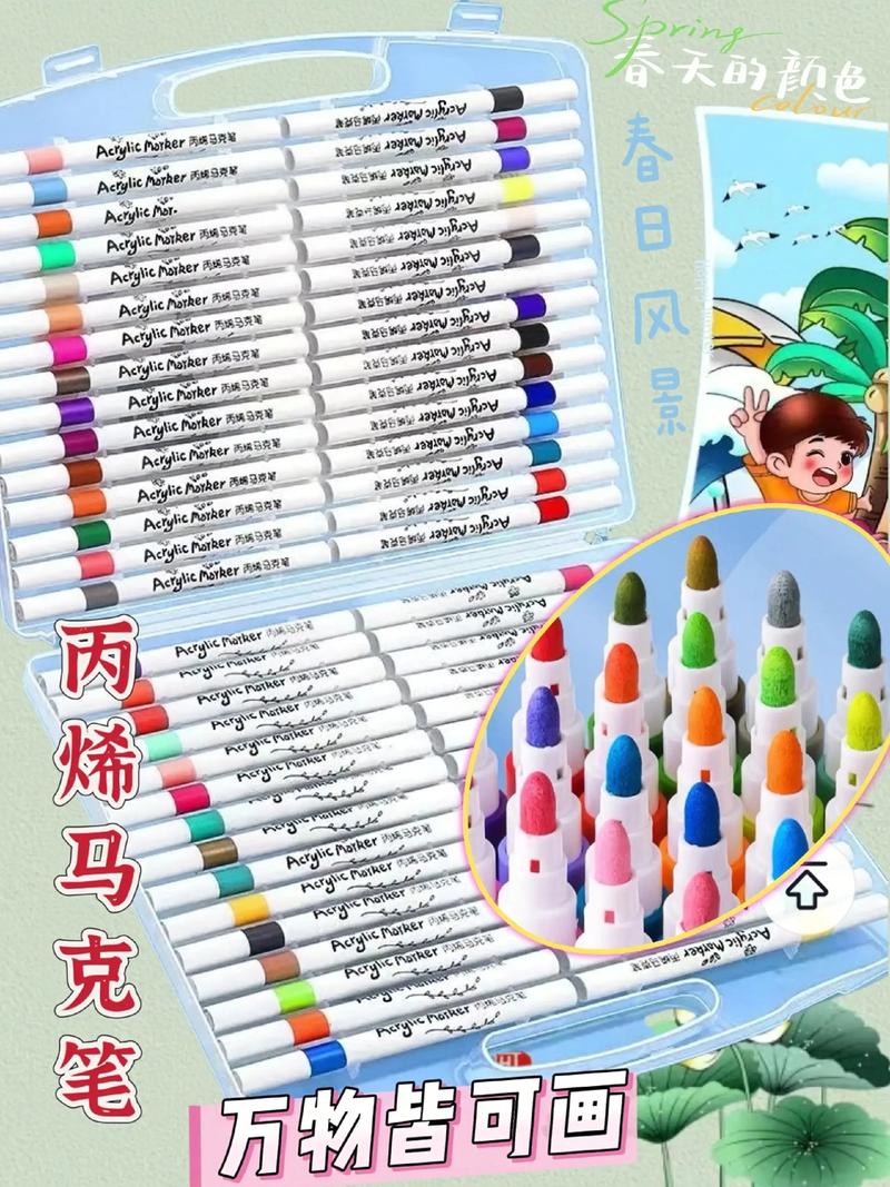 家庭会议记录白纸贴在墙上 彩色画笔 儿童涂鸦 决议