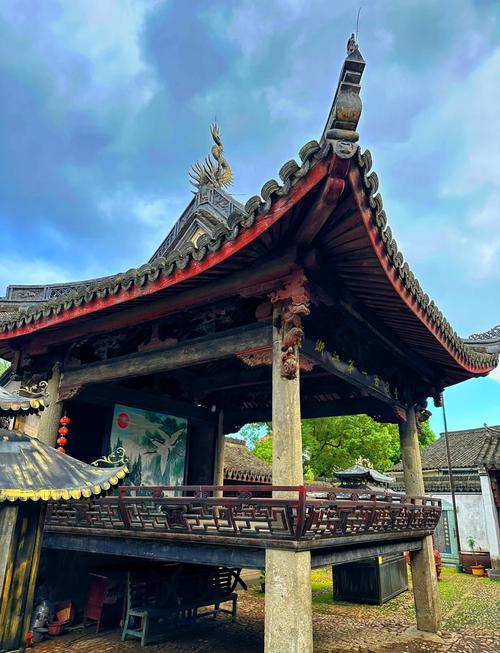 嵊州越剧小镇古戏台实景