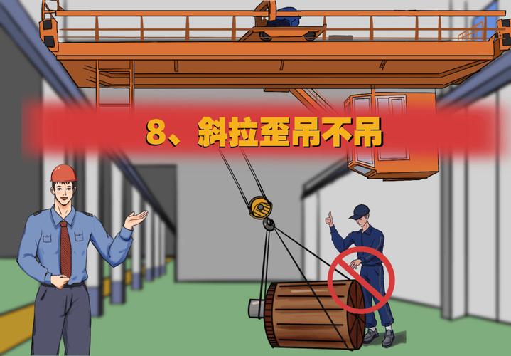 车间吊车歪拉斜吊受力示意图