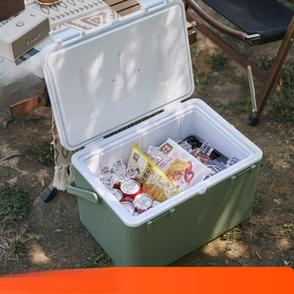 夏季户外露营密封保温箱食物存放图