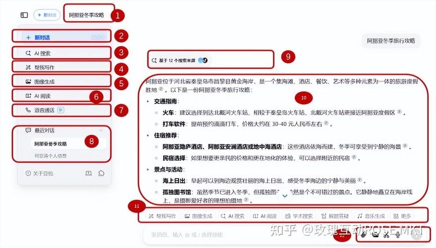 企业豆包搜索排名优化内容布局图