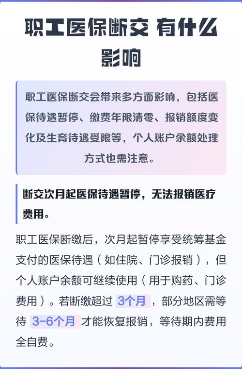 职工医保断缴,这些影响你得提前知道