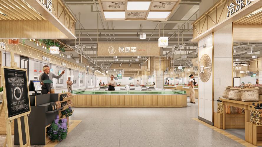 社区复合型商铺分时经营场景图