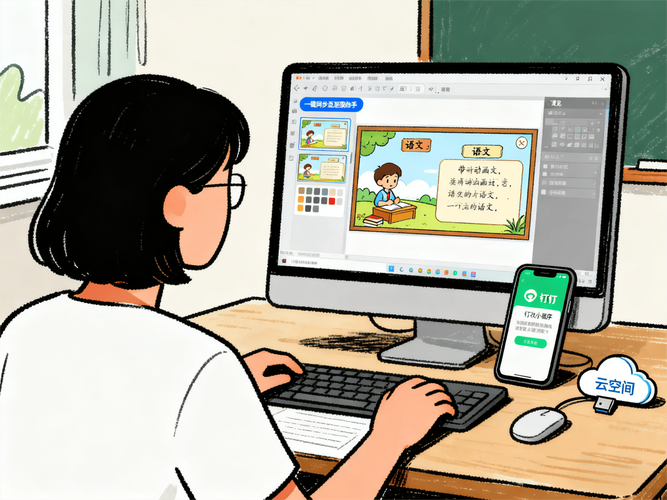 中小学教师备课使用填充工具操作界面