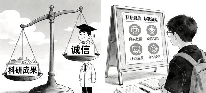 科研诚信与可重复性危机相关示意图