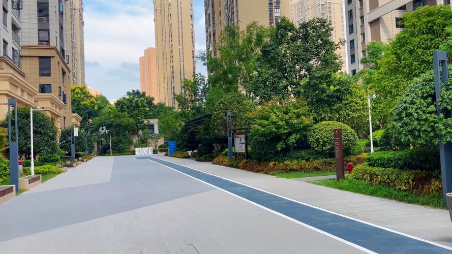 成熟TOD社区地面步行场景实景