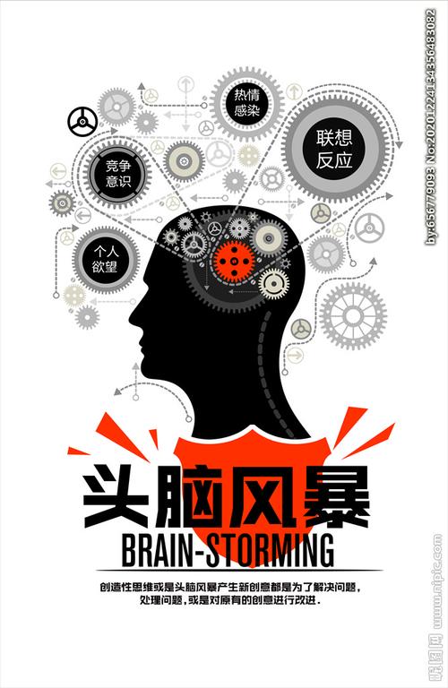 广告公司开放式办公区创意团队头脑风暴
