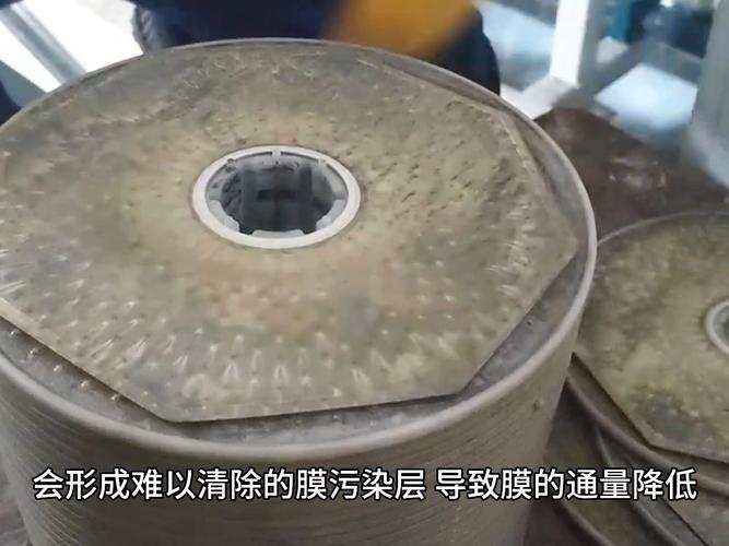 工业反渗透膜元件严重污染堵塞特写