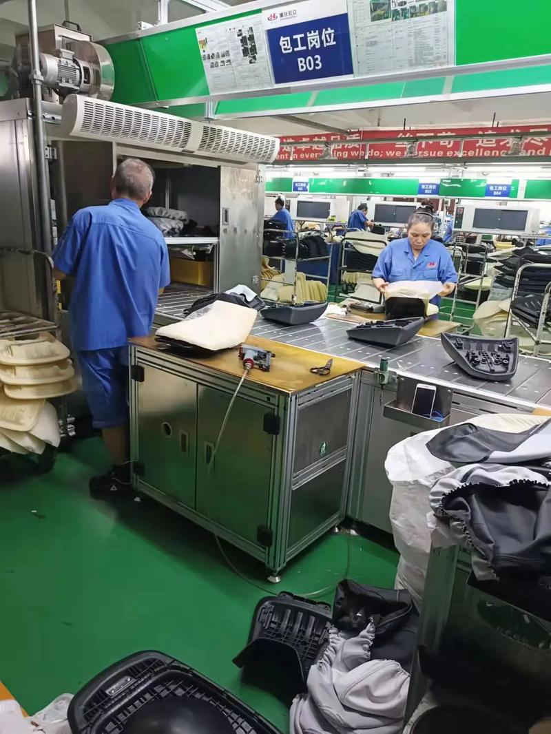 脱皮机工厂组装车间实景