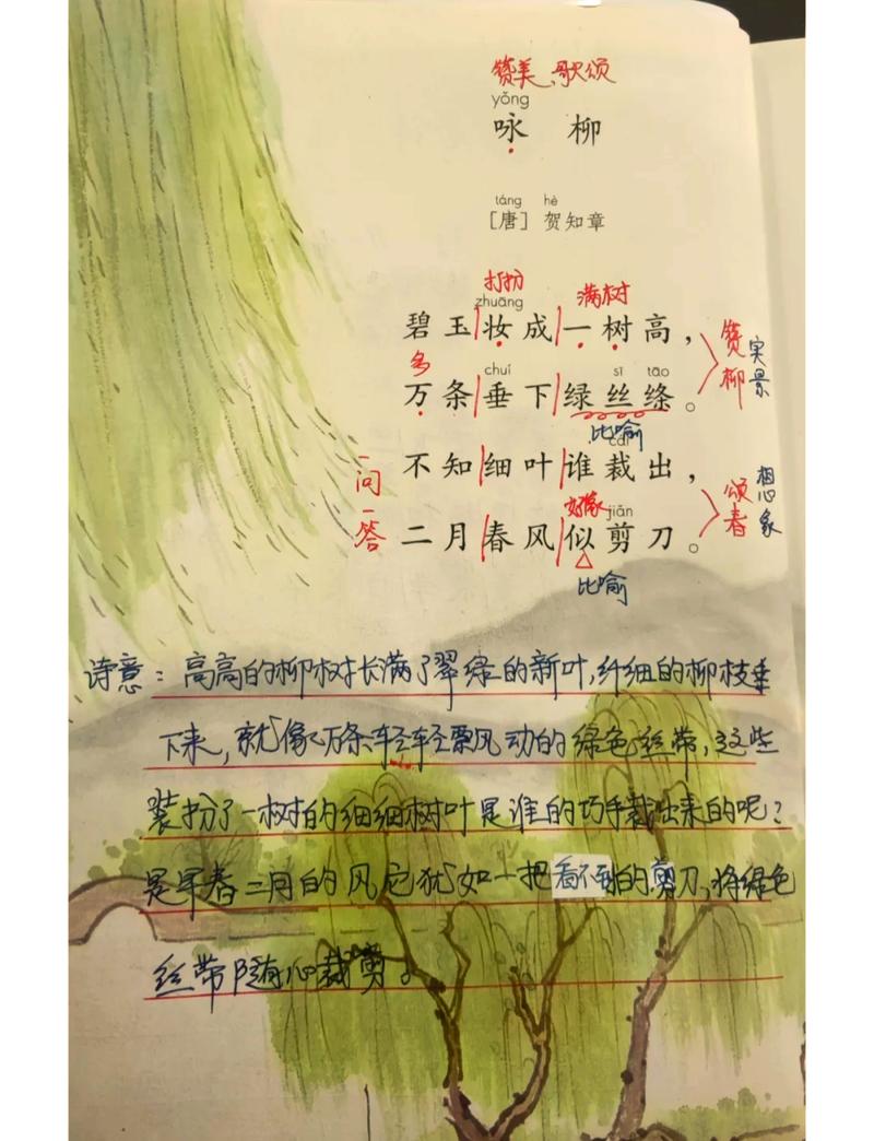 给孩子讲《咏柳》，别踩这些坑
