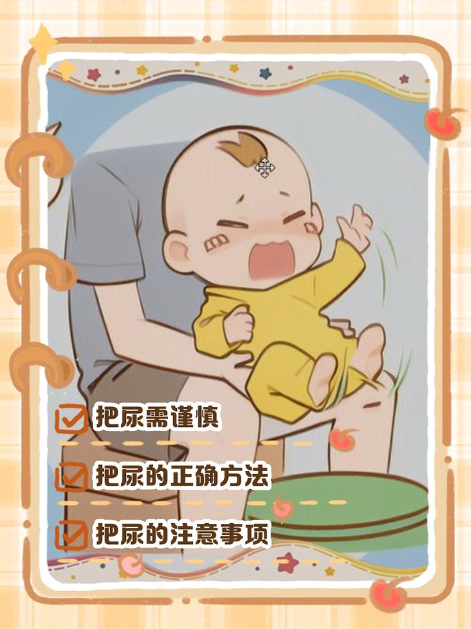 婴儿被迫把尿哭泣示意图