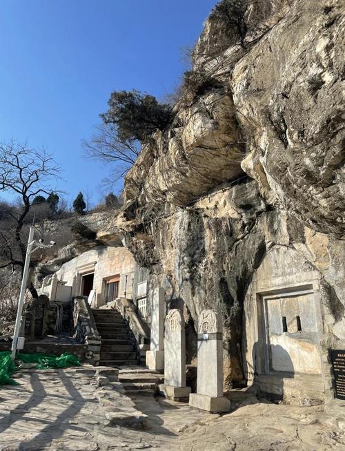 北京石经山隋唐石刻藏经洞外景