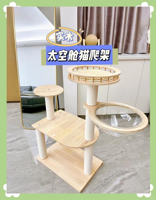 网红矮猫爬架放客厅角落积灰