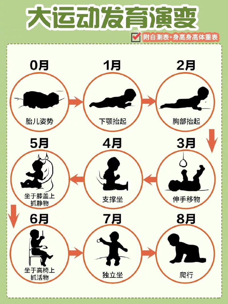 家长蹲身扶宝宝一根食指练扶走示意图