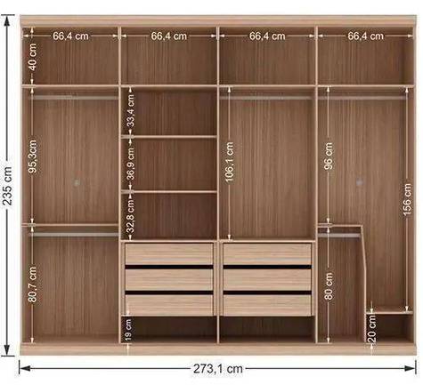 定制衣柜组合家具内部结构图