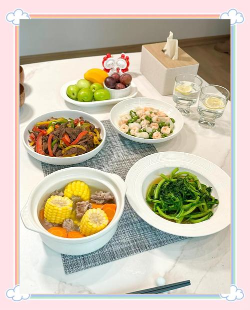 备孕女性自带餐盒内健康食物摆拍俯视图