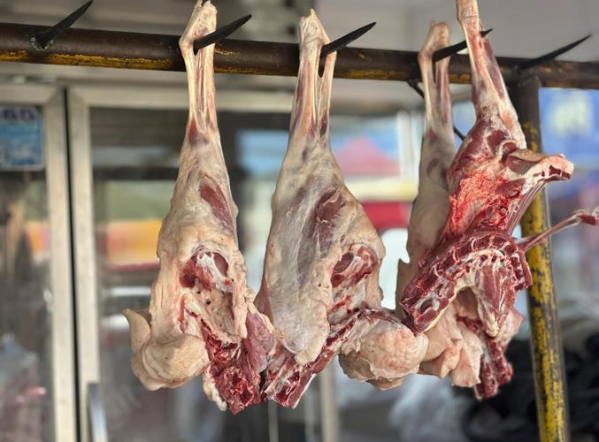 巴音布鲁克草原本地黑头羊手抓肉