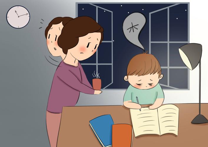孩子被兴趣班压垮的漫画
