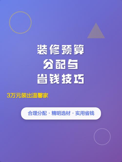 四、预算分配与省钱技巧