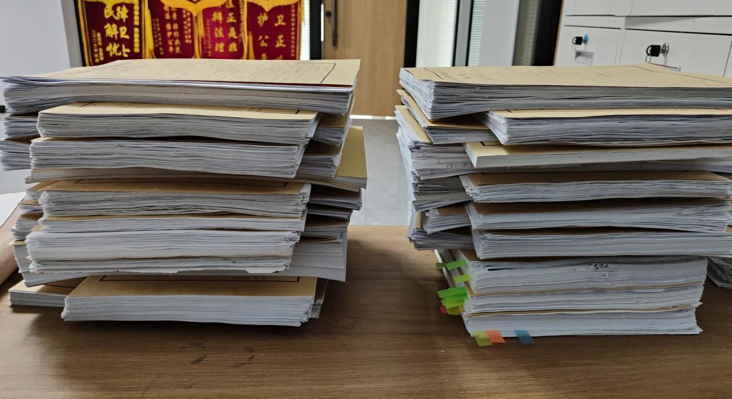 天津无罪辩护经典判例纸质档案整理实拍