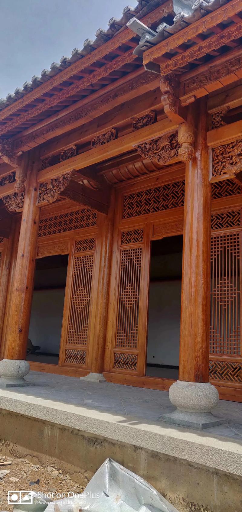 榫卯结构木构建筑细节