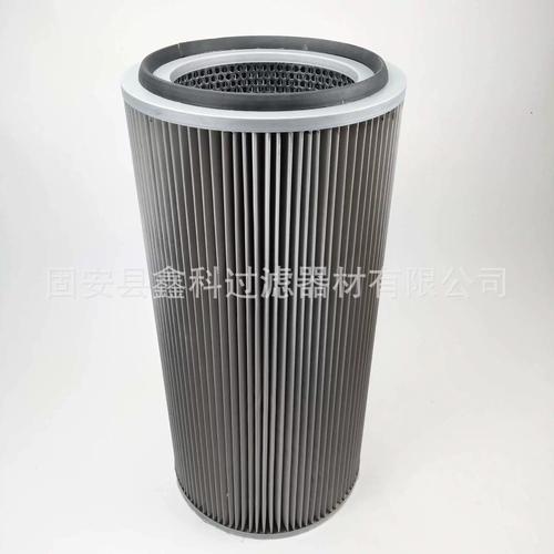 失效工业过滤滤芯与新滤芯拆解对比图