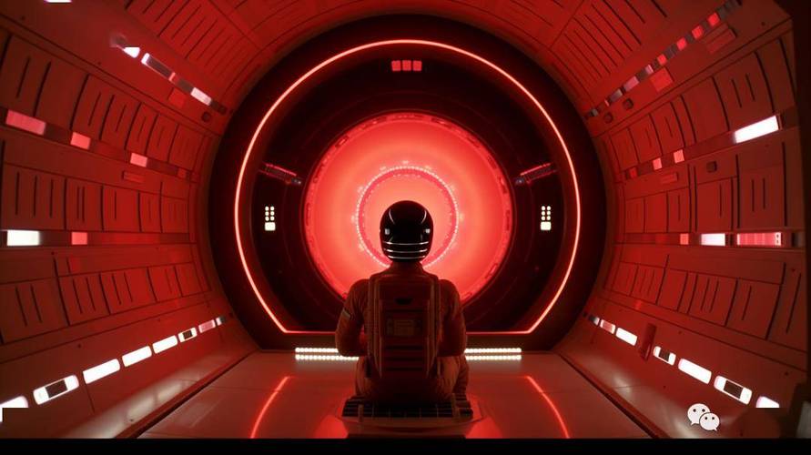 2001太空漫游HAL9000红色摄像头特写
