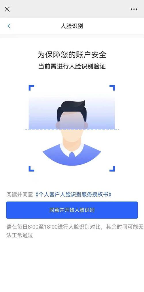 互联网金融信贷人脸授权同意书页面
