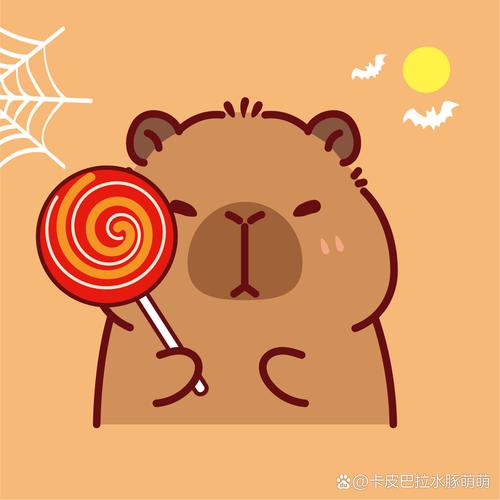 躲在墙后偷看crush的可爱手绘插画