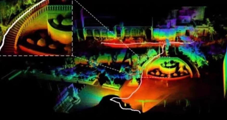 4D毫米波雷达障碍物点云成像图