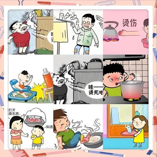 厨房灶台儿童防烫伤安全防护图