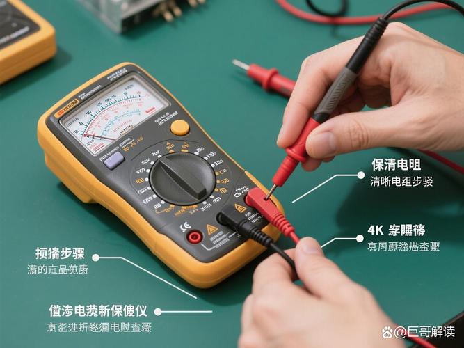 万用表测量曲轴位置传感器电阻操作实拍