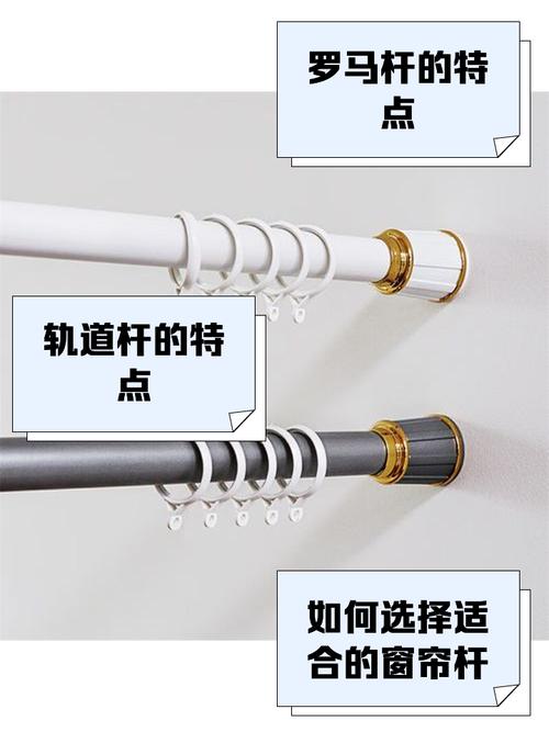 窗帘杆正确安装高度与侧边延伸示意图