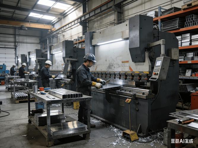 机械加工车间不合格返工工件堆放实拍