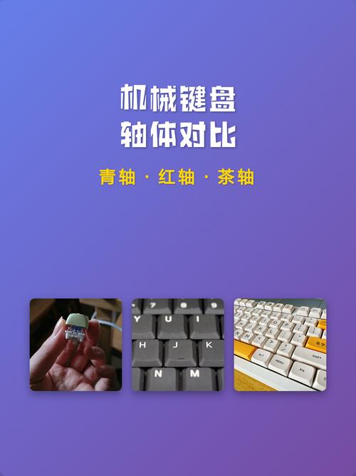 不同机械键盘轴体手感对比示意