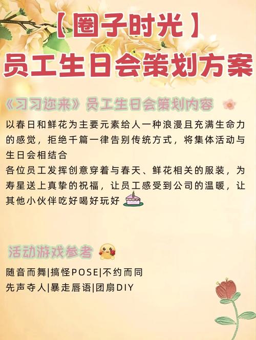 工业企业员工生日特权日自主选择福利菜单