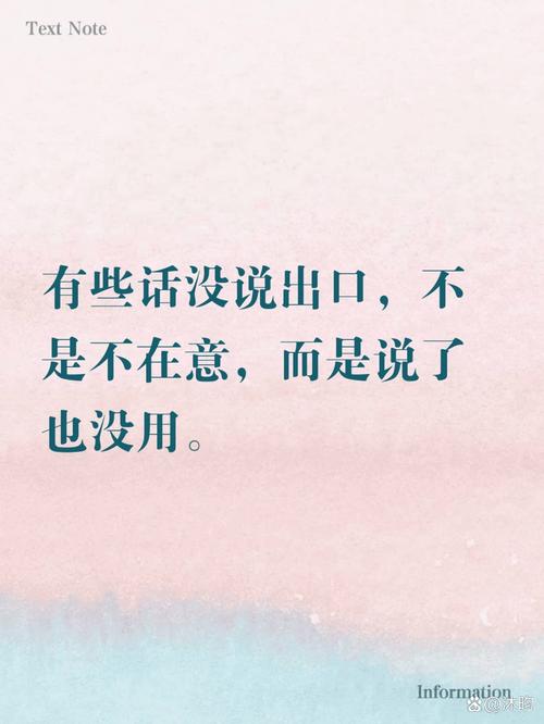 没说出口的感想
