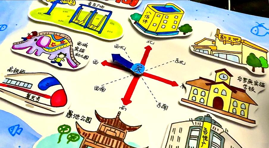 升学十字路口学生纠结学科选择手绘示意图