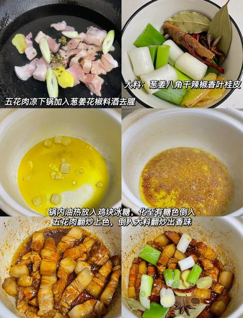 焖菜少油烹饪步骤示意图