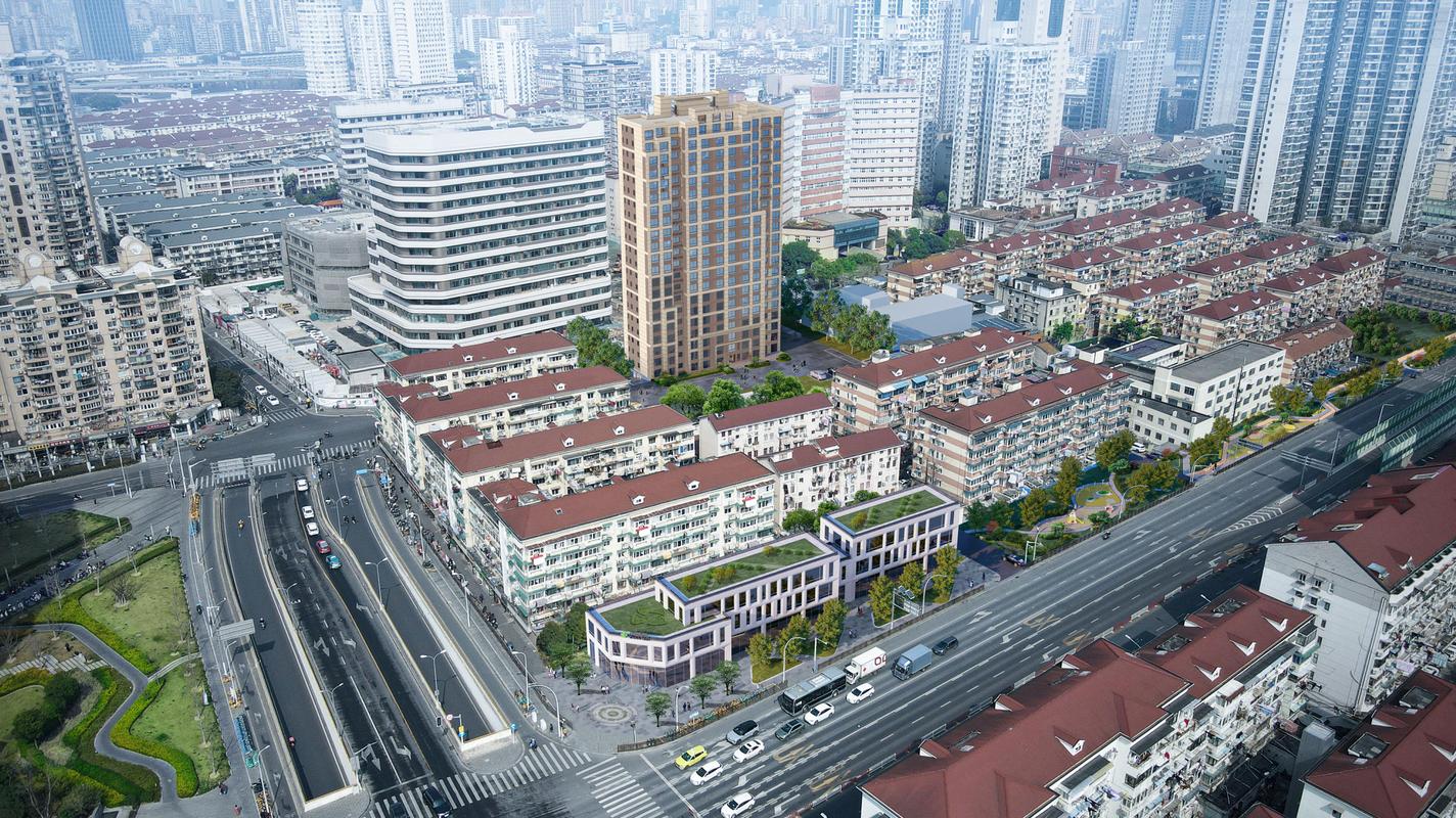 上海静安区拆迁地块实景拍摄