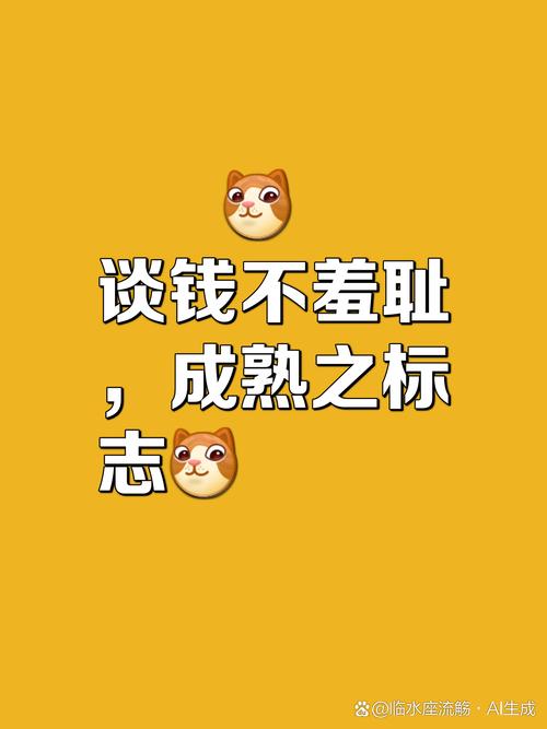 谈钱不羞耻，但要有策略