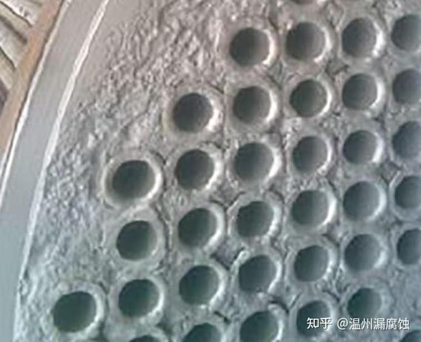 换热器管板胀接缝隙腐蚀微观照片