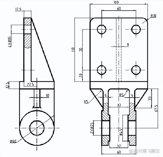 SolidWorks模型与实际加工零件公差对比示意图