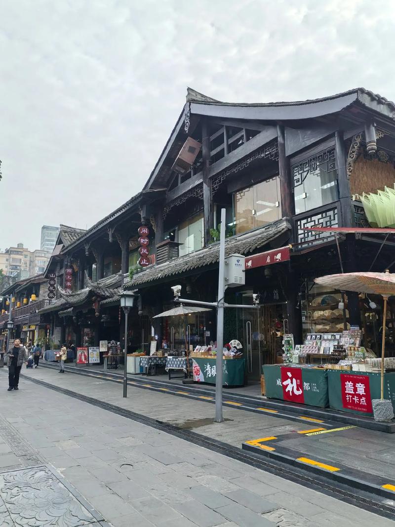 成都文殊院周边街景