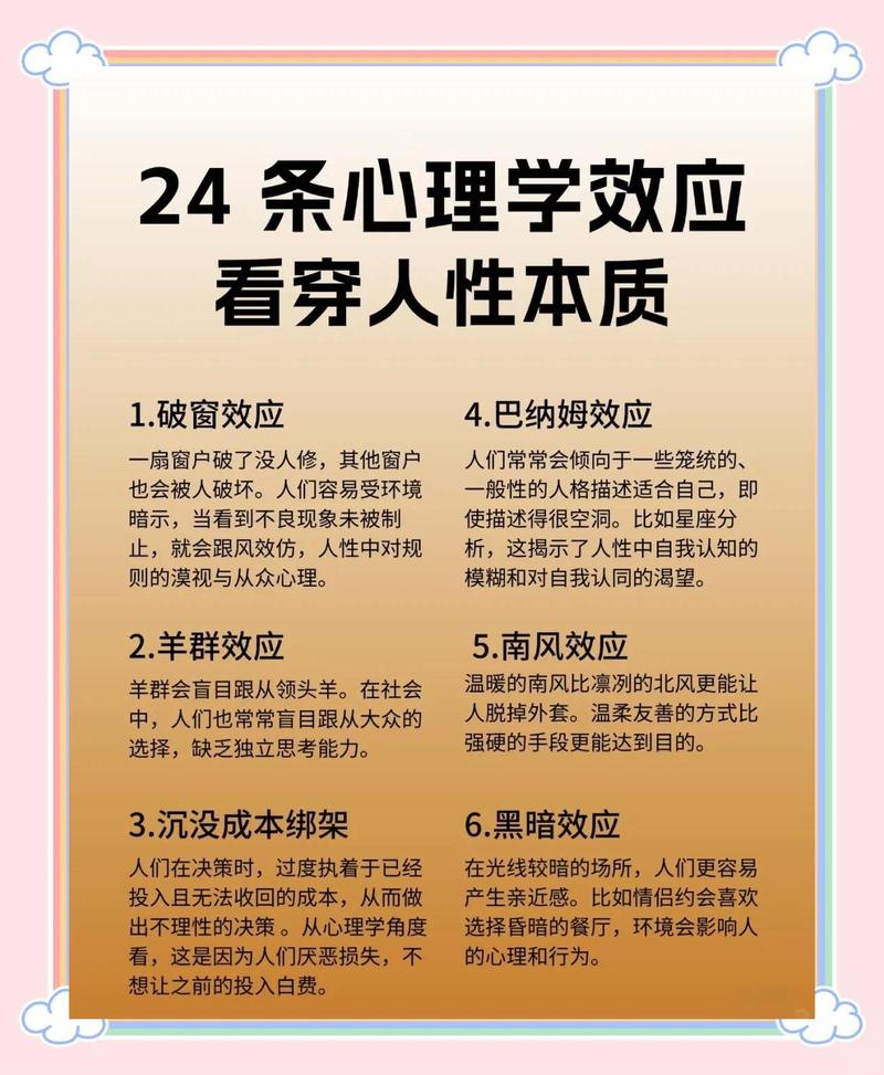 心理学巴纳姆效应原理示意图
