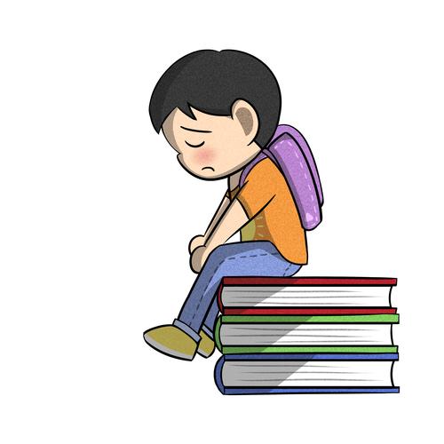 孩子因为奖励而失落的表情