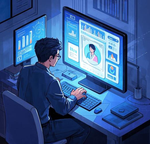 职场人修改AIGC生成的办公文档场景图